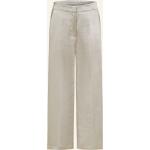 Silberne Betty Barclay Bundfaltenhosen mit Reißverschluss aus Polyester für Damen Größe L 