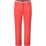 Rote Betty Barclay 5-Pocket Hosen aus Baumwolle für Damen Größe XS 