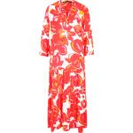 Rote Blumenmuster Elegante Betty Barclay Maxi Stufenkleider für Damen Größe L für den für den Sommer 