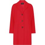 Rote Betty Barclay Wollmäntel aus Wolle für Damen Größe L für den für den Herbst 