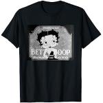 Schwarze Betty Boop T-Shirts für Herren Größe S 