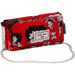 Rote Betty Boop Damenportemonnaies & Damenwallets mit Reißverschluss 