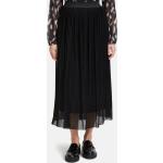 Reduzierte Schwarze Unifarbene Elegante BETTY & CO Midi Festliche Röcke aus Mesh für Damen Größe L 