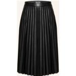 Reduzierte Schwarze BETTY & CO Kunstlederröcke mit Reißverschluss aus PU für Damen Größe M - versandkostenfrei 