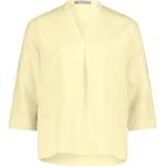 Gelbe 3/4-ärmelige BETTY & CO Basic-Shirts für Damen Größe L 