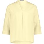 Gelbe 3/4-ärmelige BETTY & CO Basic-Shirts für Damen Größe M 