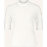 Weiße BETTY & CO Strickshirts aus Viskose für Damen Größe M 