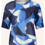 Hellblaue BETTY & CO Strickshirts aus Viskose für Damen Größe S 