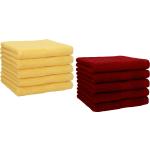 Rubinrote Betz Gästehandtücher aus Baumwolle maschinenwaschbar 30x50 10-teilig 