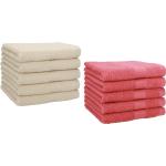 Sandfarbene Betz Gästehandtücher aus Baumwolle maschinenwaschbar 30x50 10-teilig 