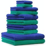 Royalblaue Betz Handtücher Sets aus Baumwolle 30x50 10-teilig 