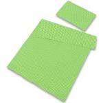 Grüne Karo Betzold Baumwollbettwäsche mit Reißverschluss aus Baumwolle 
