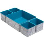 Blaue Betzold Quadratische Schalen & Schüsseln aus Filz 5-teilig 