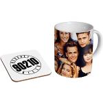 Beverly Hills 90210 Keramik-Kaffeetasse + Untersetzer, Geschenk-Set