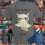 Katzen-Shirts mit Tiermotiv aus Baumwolle für Herren Größe XS 