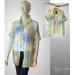 Gelbe Bexleys Transparente Blusen & durchsichtige Blusen durchsichtig für Damen für den für den Sommer 