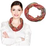 Reduzierte Rote Schlauchschals & Loop-Schals für Damen 