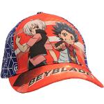 Rote Beyblade Burst Basecaps für Kinder & Baseball-Caps für Kinder mit Klettverschluss aus Baumwolle Handwäsche für Jungen für den für den Sommer 