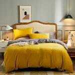 Reduzierte Graue Unifarbene Bettwäsche Sets & Bettwäsche Garnituren mit Reißverschluss aus Flanell maschinenwaschbar 240x220 