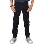Schwarze Bezlit Straight Leg Jeans für Kinder ohne Verschluss aus Baumwolle Größe 104 für den für den Herbst 