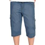 Marineblaue Bezlit Capri-Jeans für Kinder mit Knopf aus Baumwolle für Jungen Größe 104 