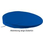 Blaue Runde Sitzkissen rund 38 cm aus Baumwolle orthopädisch 