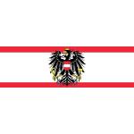 Österreich Flaggen & Österreich Fahnen mit Vogel-Motiv aus Stoff 