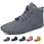Graue Outdoor Schuhe rutschfest für Kinder Größe 40 für den für den Winter 
