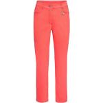 Reduzierte Rote Unifarbene bianca Stretch-Jeans mit Reißverschluss aus Baumwolle für Damen 