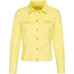 Gelbe Unifarbene bianca Übergangsjacken aus Baumwolle für Damen Größe L für den für den Frühling 