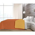 Orange Unifarbene Moderne Gesteppte Tagesdecken aus Polyester maschinenwaschbar 260x260 für den für den Frühling 