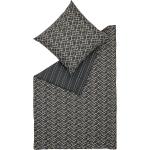 Schwarze Esprit Home Biberbettwäsche aus Textil 135x200 