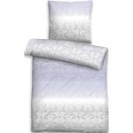 Biberna Deluxe Feinbiber Bettwäsche mit Reißverschluss aus Baumwolle maschinenwaschbar 135x200 