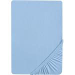 Eisblaue Moderne Biberna Spannbettlaken & Spannbetttücher aus Jersey maschinenwaschbar 200x200 