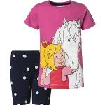 Reduzierte Kurzärmelige Bibi und Tina Kinder T-Shirts aus Baumwolle für Mädchen Größe 146 