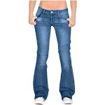 Bestickte Vintage Ripped Jeans & Zerrissene Jeans aus Denim für Damen Größe XXL 
