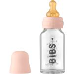Rosa Babyflaschen 110ml aus Glas 