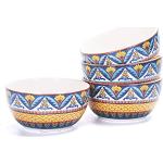 Bico Havana Keramik Müslischalen 4er-Set, 765 ml,