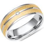 Silberne Vivo Schmuck Bicolor Ringe aus Silber für Damen 