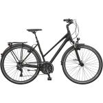 Bicycles EXT 800 Trapez Fahrrad Fahrrad Damen schwarz matt