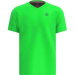 Reduzierte Grüne Bidi Badu V-Ausschnitt T-Shirts aus Polyamid für Herren Größe XL 