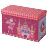 Rosa bieco Spielzeugkisten & Spielkisten mit Deckel 