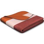 Rote Gestreifte Kuscheldecken & Wohndecken aus Baumwollmischung 150x200 