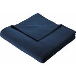 Reduzierte Blaue Moderne Biederlack Kuscheldecken & Wohndecken aus Baumwollmischung 150x200 
