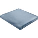Hellblaue Unifarbene Biederlack Kuscheldecken & Wohndecken aus Baumwolle 150x200 
