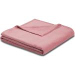 Pinke Unifarbene Moderne Biederlack Kuscheldecken & Wohndecken aus Polyester 