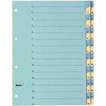 Blaue Biella Kartonregister & Papierregister aus Pappe 