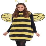 Gelbe Bienenkostüme aus Polyester für Damen Größe L 