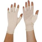 Khakifarbene Fingerlose Handschuhe & Halbfinger-Handschuhe für Herren Einheitsgröße für den für den Sommer 