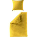 Gelbe Unifarbene Bierbaum Kopfkissenbezüge aus Baumwolle 80x80 